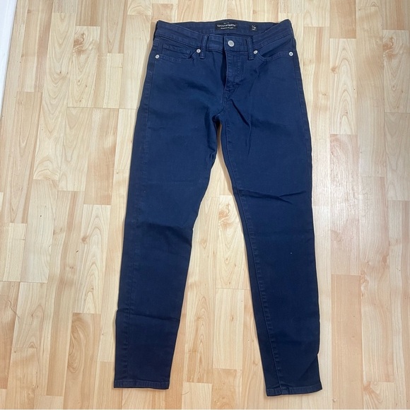Lucky Brand Womens Navy Ava Skinny Pants Size 2/26 Ankle - Picture 1 of 8